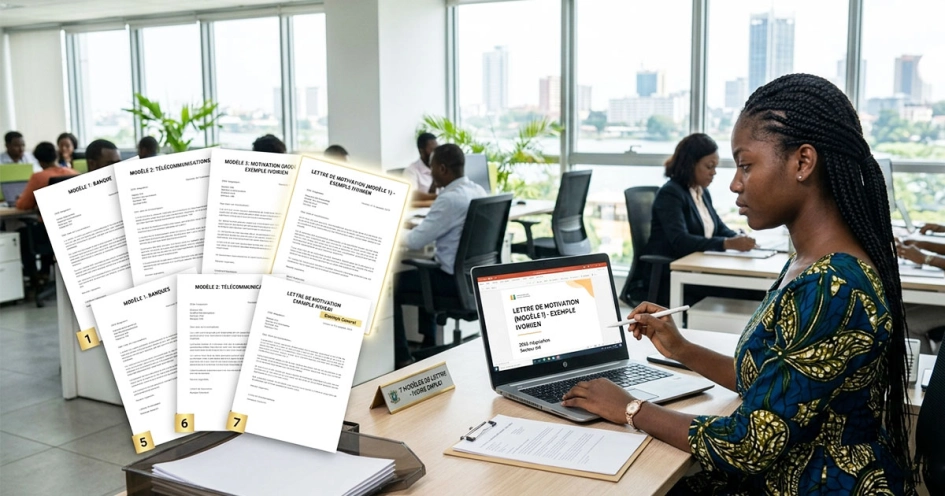 Lettre de motivation : 7 modèles qui marchent vraiment en Côte d'Ivoire