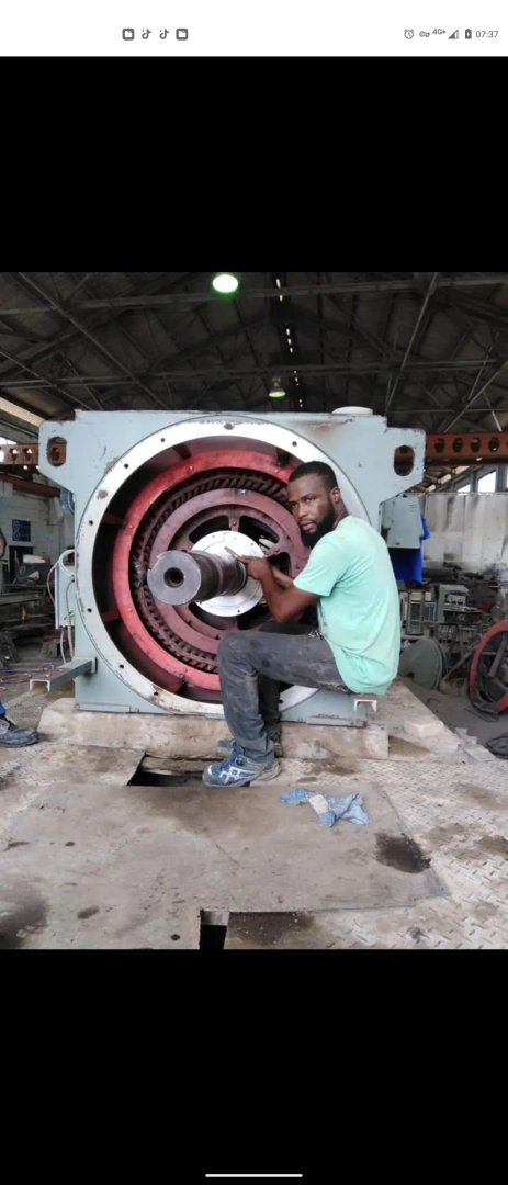 Maintenance préventive d'un moteur HT,5500V,2200KW